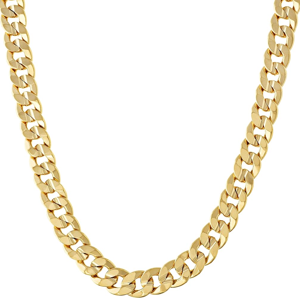 24k gold cuban link chain