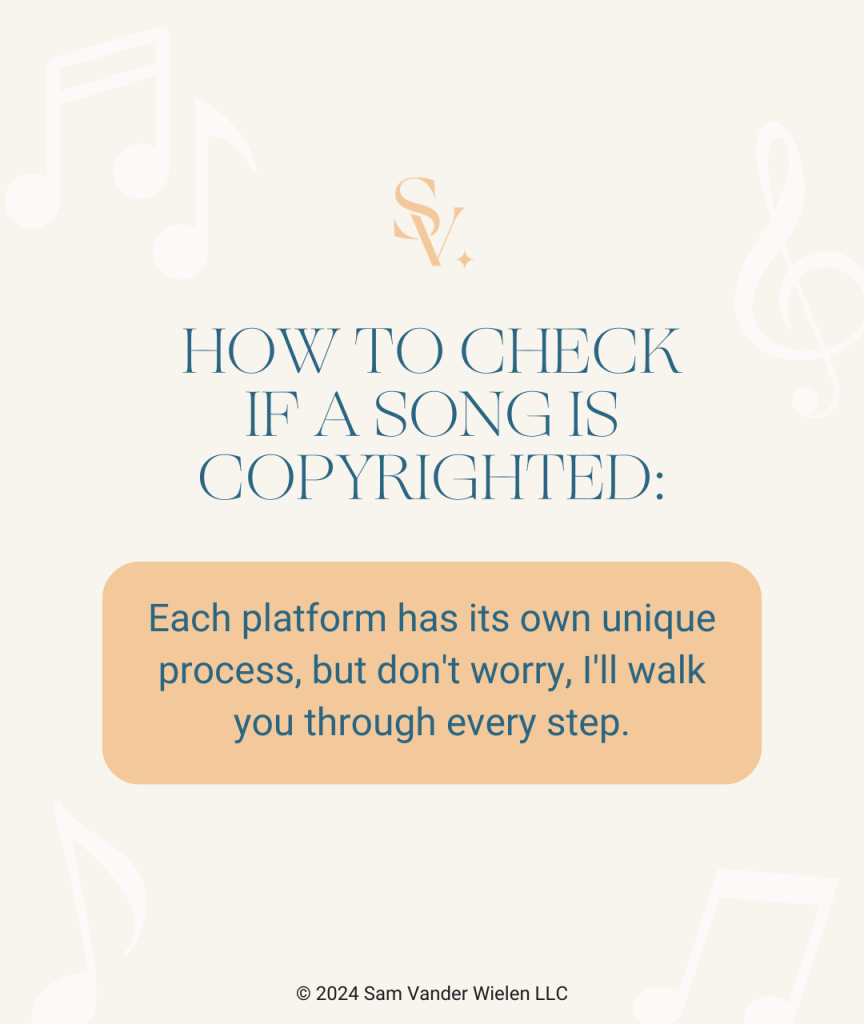 how can i find out if a song is copyrighted
